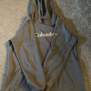 Columbia gray hoodie size L